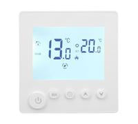 Walfront Controlador de Termostato Programable, Control de Calefacción Digital con Pantalla LCD y Acceso Remoto, Ideal para Hogar, Hotel y Oficina, AC 90-240V (Sin WiFi)