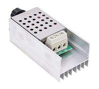 Walfront Controlador de Velocidad del Motor, 10000W 220V SCR Control de Velocidad del Motor Voltaje Potencia Regulador de Calor Regulador Termostato Controlador de Velocidad(Domestic)