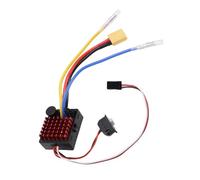 Walfront Controlador Electrónico de Velocidad ESC Cepillado RC 60A, Diseño Impermeable, Compatible con Motores 540 550 750, Ideal para Coches y Barcos RC