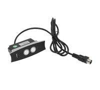 Walfront Controlador Reclinable Eléctrico, Controlador de sofá Eléctrico ABS de 5 Pines con Carga USB e Interruptor de Control Manual con Retroiluminación LED, Reemplazo para Usuarios de Sillas de