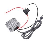 Walfront Convertidor Elevador de CC de 30 V, 3,5 A, Adaptador de Corriente de 12 V, 24 A 30 con Carcasa de Aleación de Aluminio Sellada con Silicona, para Mini Enrutador,