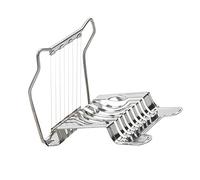 Walfront Cortador de Huevos de Acero Inoxidable, Herramienta Duradera para Cortar Huevos y Frutas, Utensilio de Cocina Ideal para Uso Doméstico (alambre de acero)