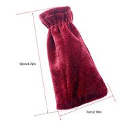 Walfront Cubierta para Pedal de Piano, Material Pleuche, Protege contra el Polvo, Diseñada para Pianos de y Verticales, Perfecta para Amantes del (rojo)