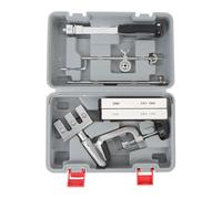 Walfront Cuchillo de Abrazadera Rápida con Diseño sin Deslizamiento y 10 Kit de Afilado de Cuchillo de 10 Zistones para Afilado de la Cocina Afilador de ángulo Fijo para Cuchillas