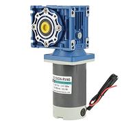 Walfront DC 120W RV40 Motor de Engranaje de Gusano Velocidad Ajustable CW/CCW con Autobloqueo (12V)