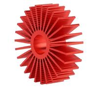 Walfront Disipador de Calor 3 Piezas Impresora 3D Motor Paso a Paso Disipador de Calor 36 Mm Accesorios de Repuesto de Aluminio Redondos con Pegatinas de Disipación de Calor para 1.0 2.4