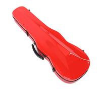 Walfront Estuche Rígido para Violín 4/4, Estuche Rígido Portátil Súper Liviano, Oblongo Resistente para Violín con Correas de Mochila Higrómetro Incorporadas