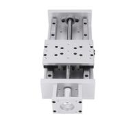 Walfront Guía de Riel Lineal Eléctrico, Tornillo de Bola de 200 Mm, Carga de Etapa Deslizante 1605, 250 Kg con Base de Motor Nema23 para Mesa de Escenario de Movimiento Lineal de Eje Z CNC