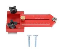 Walfront Guías de Sierra de Mesa de Aleación de Aluminio con Plantilla de Corte Fino con Deslizadores y Pernos Ranurados en T para Riel con Ranura en T Estándar de 19 Mm y 30 Mm