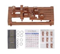 Walfront Guitar Chord Presser Aid de Guitarra Ayuda de Acordes de Guitarra de Aprendizaje de Herramienta Asistida con Práctica Docente de la Tabla para Guitarras Populares de 36-41
