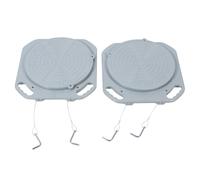 Walfront Herramienta de Alineación de Ruedas, Placas Giratorias de Alineación de Automóviles de Aleación de MG Resistentes, Capacidad de 5 Toneladas para Ajustes Precisos del Vehículo en Talleres de