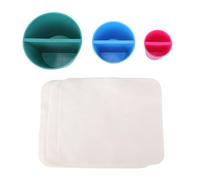 WALFRONT Herramienta de Cerámica de Cono de Borde de 3 Piezas, Moldeador de Cerámica Versátil con Tela de Gamuza para Alfareros y Artistas de Arcilla