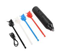 Walfront Herramienta de Mano Mezcladora de Resina, Agitador sin Escobillas Recargable con 4 Paletas para Mezclar Eficientemente Pintura y Pigmentos en Manualidades de Bricolaje