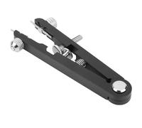 Walfront Herramienta de Reparación de Relojes con Barra de Primavera 6825 con alfileres: Alicates de Acero Inoxidable Diseñado con Precisión para una Fácil Instalación de Pulseras y Correa (Black)