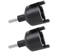 Walfront Herramientas de Manga Aislante para Cercas Eléctricas, Material ABS, Instalación Eficiente para Proyectos de Cercas Eléctricas, Adecuadas para Postes y Aisladores de Madera, 2 uds.