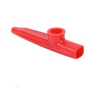Walfront Instrumento Kazoo Kazoos de Plástico Mini Portátil para Guitarra Ukelele, de Musical para Adultos Fácil de Aprender, Viaje de Bolsillo Hummbucker, un Buen Compañero (rojo)