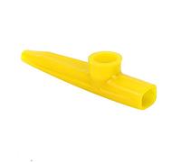 Walfront Instrumento Kazoo Kazoos de Plástico Mini Portátil para Guitarra Ukelele, de Musical para Adultos Fácil de Aprender, Viaje de Bolsillo Hummbucker, un Buen Compañero (YELLOW)