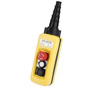 Walfront Interruptor Colgante de Control, Botonera para Polipasto 5A 500V IP54, for Grua Elevadora Industrial