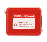 Walfront Interruptor de Flujo de Paleta de 1/2" Controlador de Flujo de Agua Paletas Ajustables para Sistemas de Protección contra Incendios HVAC Junta de Latón Carcasa de Hierro Niquelado