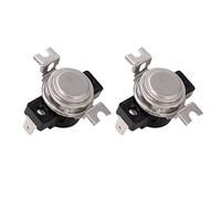 Walfront Interruptor de Termostato KSD302R 25A 250V con Rendimiento de Seguridad Confiable Sensible para Dispensador de Agua Hervidor Eléctrico Cafetera (130℃)