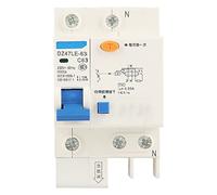 Walfront Interruptor Diferencial 63A 30mA 230V 1P+N | Protección RCCB, Fuga Sobrecarga Cortocircuito, Diseño Compacto, Decoración del Hogar, Compatibilidad con AC 230V