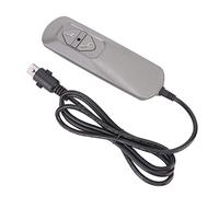 Walfront Interruptor Reclinable Eléctrico Controlador de Interruptor Reclinable ABS 2 Botones 5 Pines Cable de 1,2 M Control Manual 5A para Sofás Eléctricos Sillas Reclinables Reemplazo de Elevación