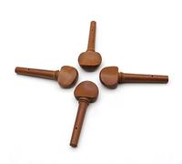 Walfront Juego de 4 Clavijas de Afinación para Violín, Accesorios de Madera de Azufaifa para Violín Acústico 4/, Artesanía Duradera para Músicos