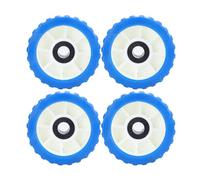 Walfront Juego de 4 Rodillos Oscilantes, Diseño Acanalado de Material EVA, Resistencia a Altas Temperaturas, Remolques de Barcos y Yates