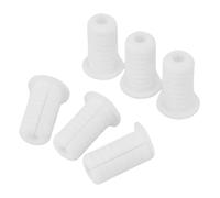 WALFRONT Juego de 6 Ojales para Cables Satelitales, Ojales de Goma para Cables, Instalación en Pared para de 7 Mm y Aberturas de 3/4 de Pulgada, Perfectos para Uso Doméstico y de Oficina (WHITE)