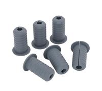 WALFRONT Juego de 6 Ojales para Cables Satelitales, Ojales de Goma para Cables, Instalación en Pared para de 7 Mm y Aberturas de 3/4 de Pulgada, Perfectos para Uso Doméstico y de Oficina (GRAY)