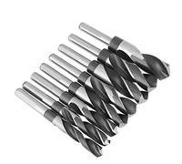 Walfront Juego de Brocas Grandes, Acero Tratado Térmicamente, 8 Tamaños para Entusiastas del Bricolaje Carpintero Electricista