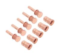 WALFRONT Juego de Electrodos de Boquilla para Cortador de, Consumibles de Corte por de Latón, Piezas de Repuesto para PMX 30AIR con 5 Electrodos y 5 Boquillas para Cortes de Precisión