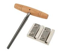 Walfront Juego de Herramientas para Violín, Clavijas para Violín, Juego de Mantenimiento de Escariador Portátil, Mantenimiento de 4 Orificios, Accesorios de Cuerdas Orquestales