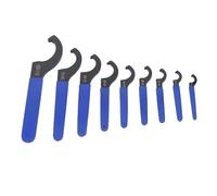 Walfront Juego de Llaves Inglesas con Espiral de 9 Piezas, Llave de Choque Ajustable, Llaves Universales de Acero Al Carbono para Vehículos, Plomería, Uso Diario Automotriz