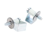 Walfront Juego de Pernos de Puerta con Casquillo de Nailon, Pestillo Duradero para Camionetas Serie F 1983-1993 Serie E 1980-1997, Elimina el Ruido de la Puerta