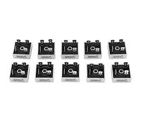 Walfront KBPC3510 35A 1000V Rectificador de Puente de Diodo de Silicio de Caja de Metal de Alta Potencia