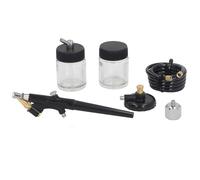 Walfront Kit de Aerógrafo Inalámbrico con Compresor, Boquilla de 0,8mm sin Obstrucción de 15-50PSI para Decoración de Pasteles, Pintura de Modelos de Maquillaje y Decoración de Uñas