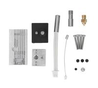 Walfront Kit de Bloque Calentador Extrusor, Boquilla de Latón de Aluminio Bimetal Heatbreak Alto Aislamiento Térmico Accesorios de Impresora 3D para ENDER 3 S1, Impresionante Rendimiento de
