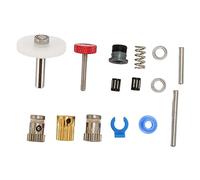 Walfront Kit de Engranaje Extrusor Kit de Doble Marcha de Engranajes 3D Extruster Extruster Dual Gears Kit de Hardware para 0 1 2 4