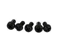 Walfront Kit de Espaciadores Macho Hembra M3, Surtido de Tuercas de Tornillo Hexagonal de Nailon, 100 Piezas de Paso de 0,5 Mm con Tamaños de 6 Mm, 8, 10, 12 para Ensamblaje de Roscas, Proyectos
