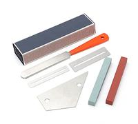 Walfront Kit de Herramientas de Reparación de Guitarra Profesional, Viga Niveladora de Trastes de Acero Inoxidable, Herramientas de Mantenimiento Precisas para Guitarras Acústicas y Eléctricas