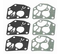 WALFRONT Kit de Juntas de Diafragma de Carburador, Plástico, Incluye 3 Diafragmas Duraderos para y Stratton 795083 495770, Ideal para Mantenimiento de Motores Pequeños