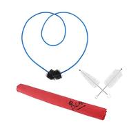 Walfront Kit de Limpieza de Trompeta, 2 Cepillos con Mangos de Metal, Cepillo para Válvula, de Extensión para Herramienta de Mantenimiento de Trompeta