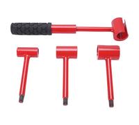 Walfront Kit de Llaves de Ajuste de Espacio de Bisagra, Herramienta de Ajuste de Bisagra de Puerta de Acero Resistente, Juego de Llaves 4 en 1 para Uso Residencial y Comercial