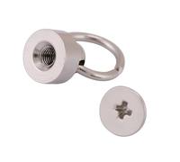 Walfront Kit de Remaches de Latón Sujetadores de Remache Monje de Latón y Hierro 8 Mm 20 Piezas Tornillos Galvanizados para Bolsa Artesanal de Cuero Monedero Cinturón Caja del Teléfono Reparación de