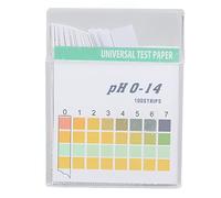 Walfront Las Tiras Reactivas de PH de 100 Piezas Obtienen Tiras Reactivas de Papel PH con Resultados Precisos en 60 Segundos para Uso Diario PH 0-14 con Tabla de Colores Fácil