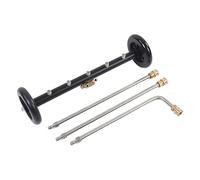 Walfront Limpiador de Tren de Rodaje, Fácil Extracción para Carretera, Aceite y, Lavadora a Presión 2 en 1, Boquillas de Alta Presión de 4000 Psi, Modo de Escoba de Agua Completo y Eficiente, Agua