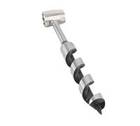 Walfront Llave de Barrena Manual, Herramienta de Supervivencia, Engranaje Bushcraft, Llave para Colonos con Hoja de Acero con Alto Contenido de Carbono y Funda de Cuero para Acampar,