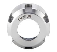 WALFRONT Mandril de Sujeción de Pinza, Tuerca Metálica ER25, Fuerza de Sujeción Fuerte, Herramienta de Precisión para Tipo ER, Aplicaciones de Perforación y Mandrinado (M32*1,5)