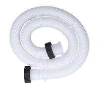 Walfront Manguera de Repuesto para Bomba de Piscina, Material de PE de 1,5 Pulgadas, Color Blanco, Ligera, Manguera para Piscina sobre el Suelo con Tuercas para Instalación Rápida, Spa (1,5 m)
